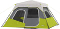 Instant Pop-Up Cabin Tents for 6-12 People, Family Camping with Storage Pockets and Multi-Room Design