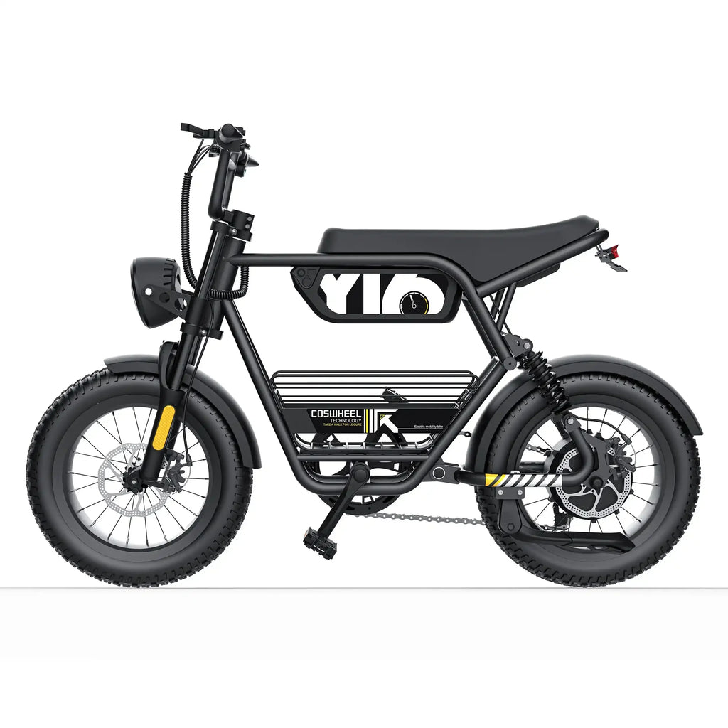 COSWHEEL Y16  Adult Dual suspension E-Mountain bike 48V 15Ah Battery  20"*4.0 Fat Tire All Terrain E-bike