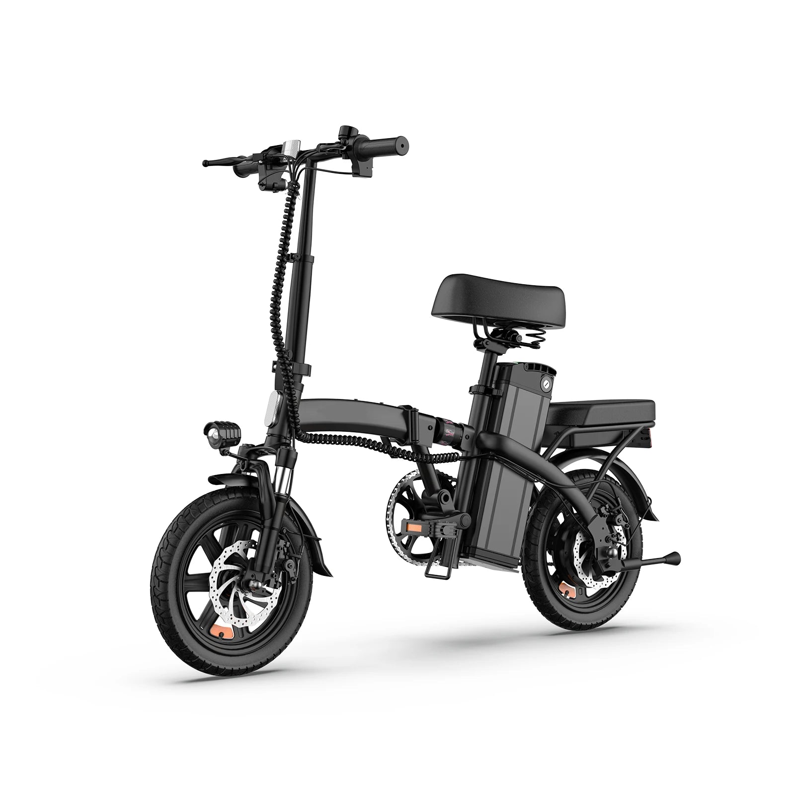 14" Foldable Electric bicycle for Adult,  350W Motor with 48V 7.8Ah Removable Battery  3 Hours Charge Time