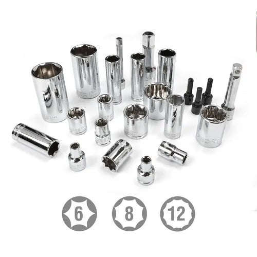 450-Piece Mechanics Tool Tool Set Metric Imperial Socket Wrenches 1/2" 1/4" 3/8"