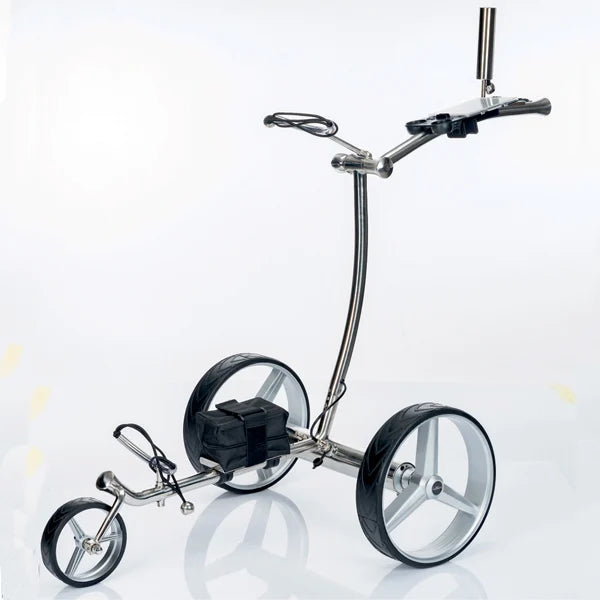 High Quality Stainless Steel Electric Golf Cart With Lithium Battery 'Follow Me' Golf Trolley