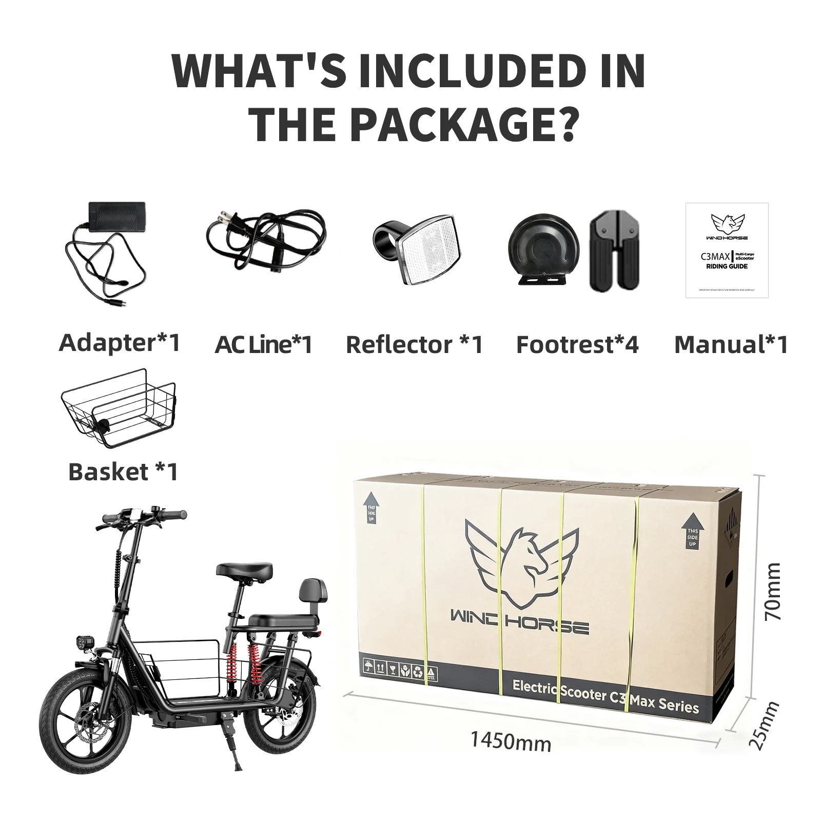 500W Peak Motor Adult Electric Scooter 25 Miles 20 MPH 14 Inch Escooter Dual Disc Brakes Dual Suspension with Big Storage Basket