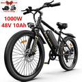 【Brand+】mountain Electric Bike 26 Inch,1000w 48v 10ah 15ah 17.5ah Ebike,comes Phone Holder/lock,for Cycling Electric Bicycle