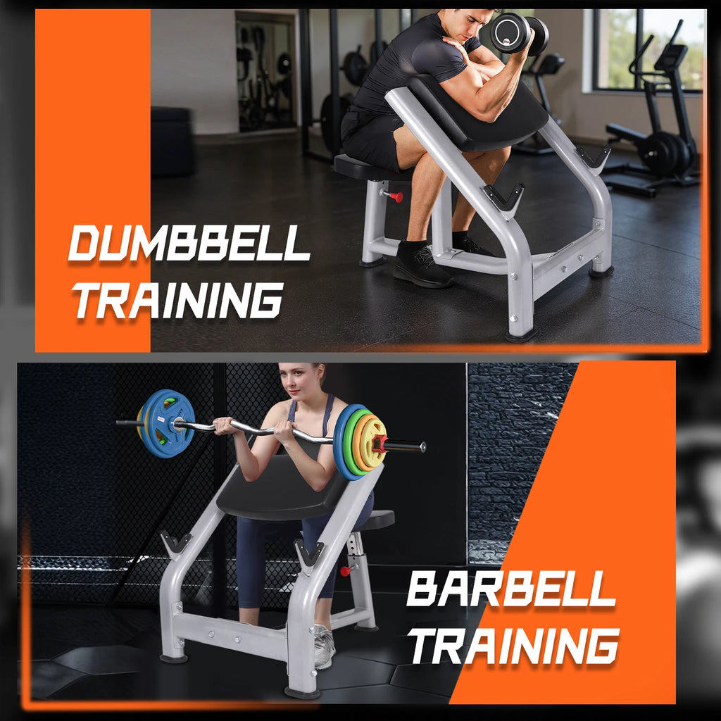 Commercial Gym Equipment Assistive Trainer Adjustable Bench Seat Seated Isolated Barbell Strength Training Fitness Equipments
