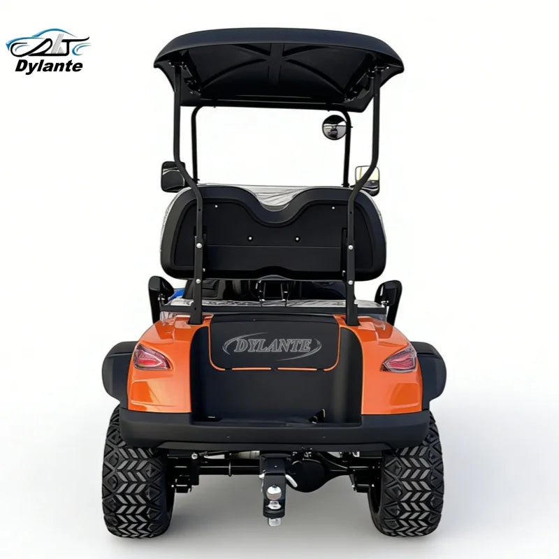 New 4 Seats China Factory Custom Club Hunting Car Battery Operated Golf Carts Carbon Fiber Dashboard Electric Golf Buggy