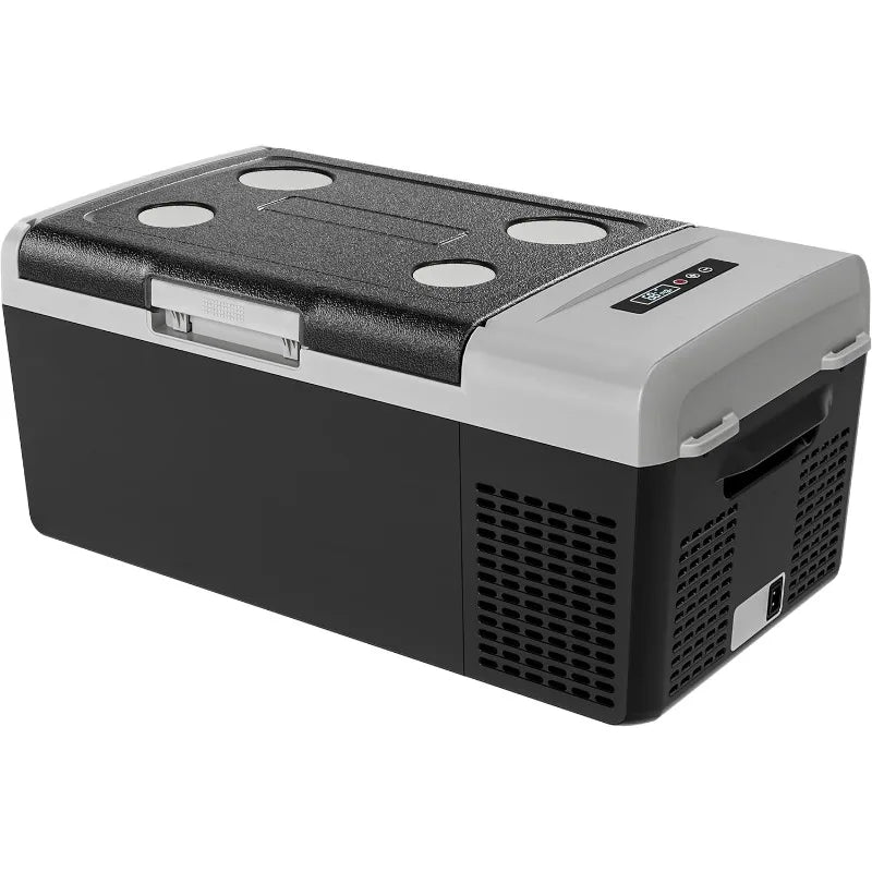 Refrigerator Portable Fridge - 16Quart(15L) Electric Cooler Compressor fridge -4℉~68℉, 12/24V DC & 110-240V AC Car Refrigerator