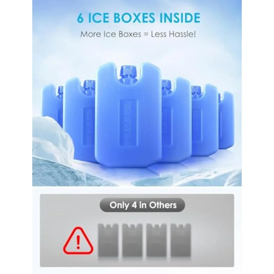 1800 CFM Evaporative Air Cooler with 6 Ice Boxes and 5.3 Gallon Water Tank for Outdoor Bedroom and Office Use 110 Auto Swing 3
