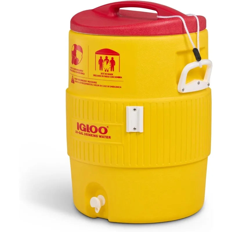 Igloo Cooler Water Beverage Dispenser, 10 Gallon Water Cooler,Insulated Drink Dispenser with Spout,Portable Handwashing Stations