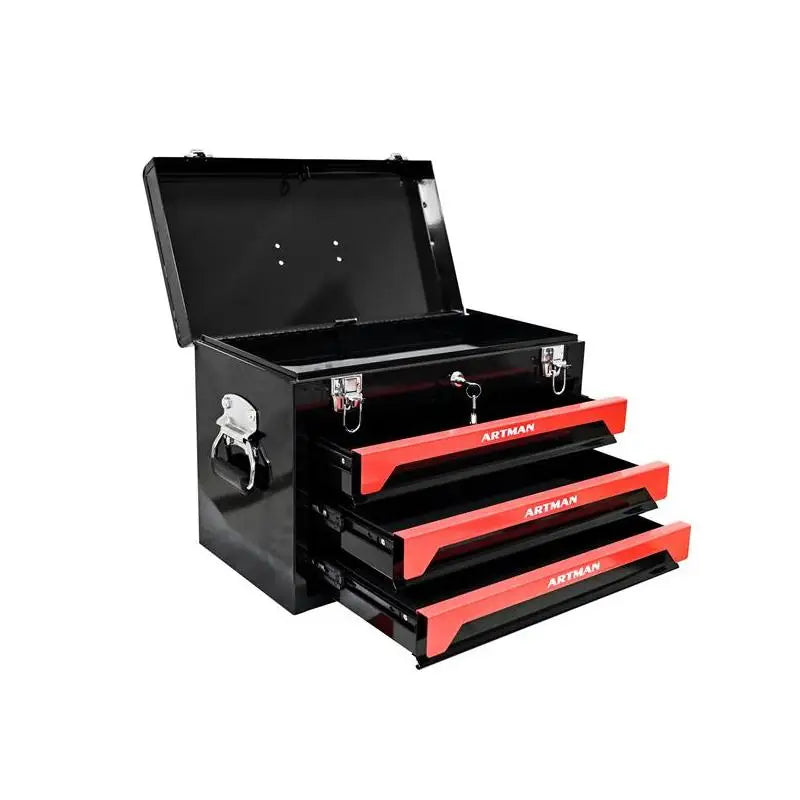 3-Drawer Tool Storage Box for Organizing Hand Tools and Accessories
