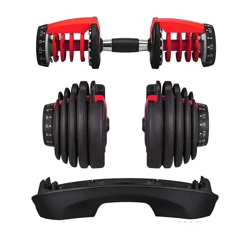 Sihao Adjustable Dumbbell 24/40 KG 52.5/90 LBS Fitness Equipment Training Arm Muscles Dumbbell Free Shipping Adjustable Bumbbell