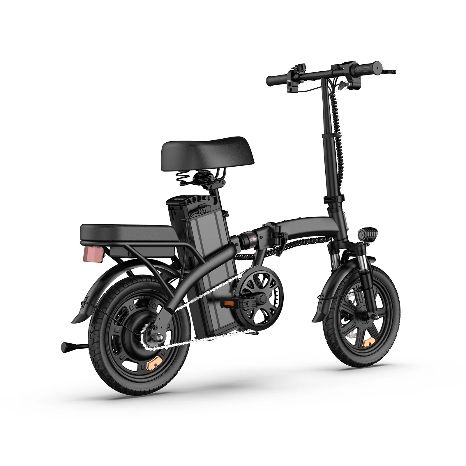14" Foldable Electric bicycle for Adult,  350W Motor with 48V 7.8Ah Removable Battery  3 Hours Charge Time