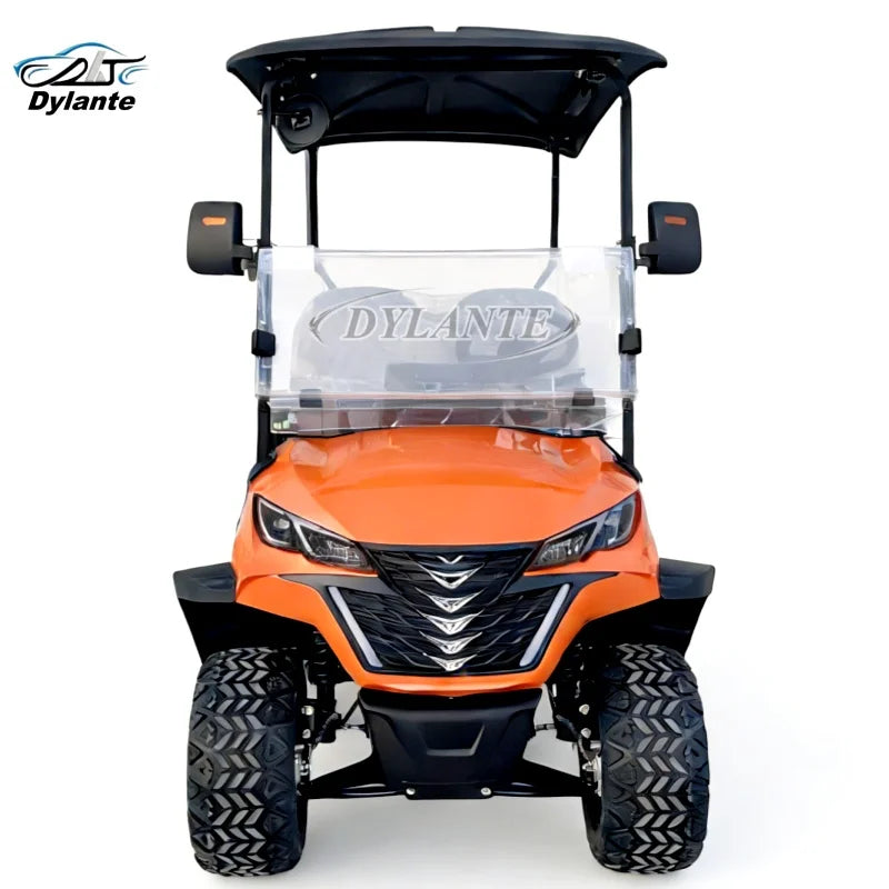 New 4 Seats China Factory Custom Club Hunting Car Battery Operated Golf Carts Carbon Fiber Dashboard Electric Golf Buggy