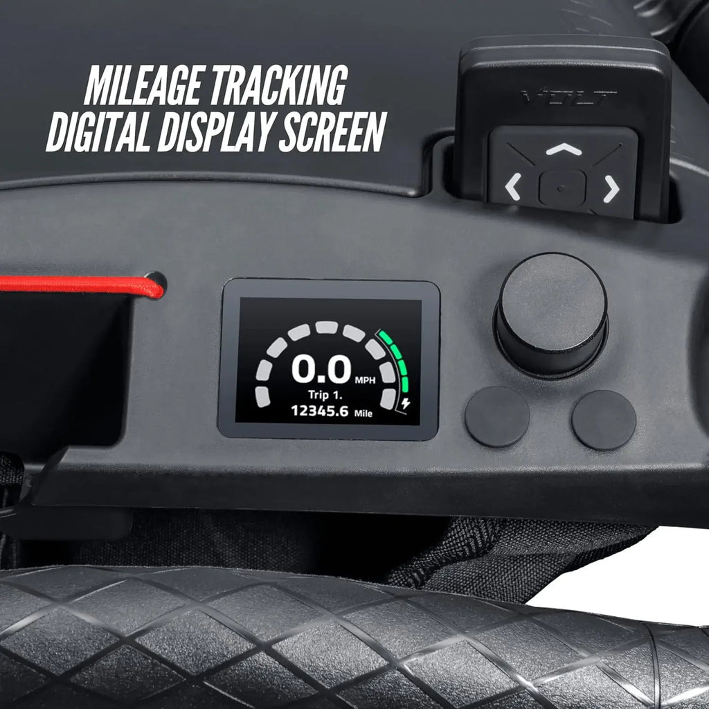 Volt Electric Golf Push Cart | Compact Remote Controlled Trolley with 36 Hole Lithium Battery,