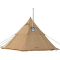 Camping Hot Tent 4-8 Person Tipi Tent with Stove Jack for Bushcraft Cooking and Heating
