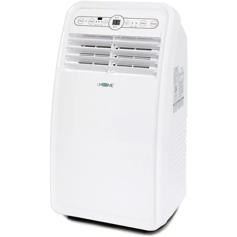 Uhome Portable Air Conditioner,8000 BTU Compact AC Unit with Cooling,Dehumidifier,Fan,Remote Control & Window Mount Kit Included