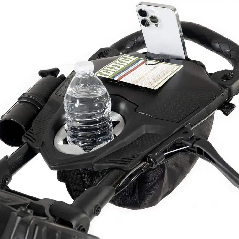 Nitron Golf Push Cart in Black and Silver