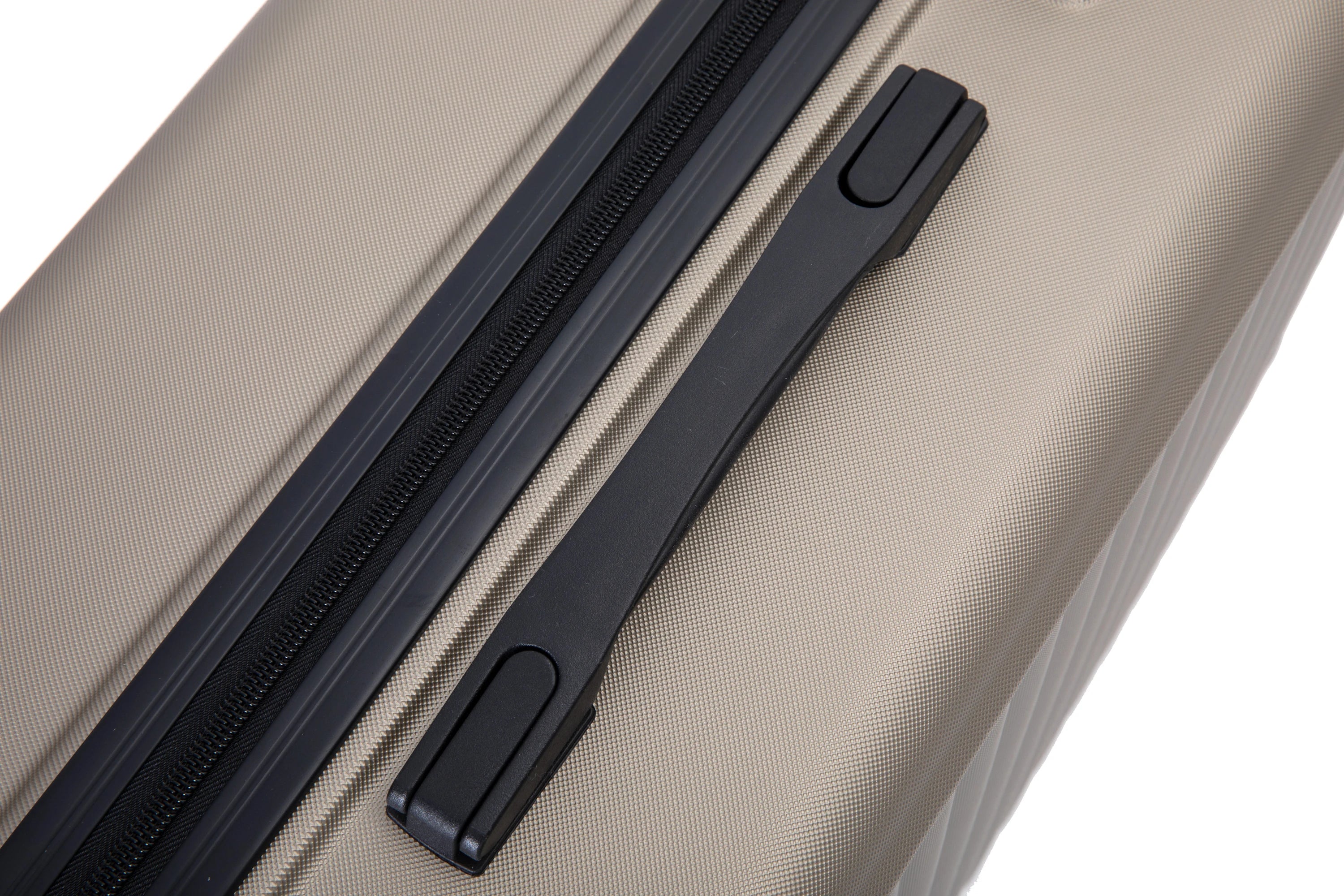 3 Piece Luggage Sets ABS Lightweight Suitcase with Two Hooks, Spinner Wheels, TSA Lock, (20/24/28) GOLD Large capacity suitcase