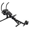 Best Fitness Semi Recumbent AB Crunch Bench, Lower & Upper Abdominal Muscles Workout Machine For Home Gym, Midnight Black