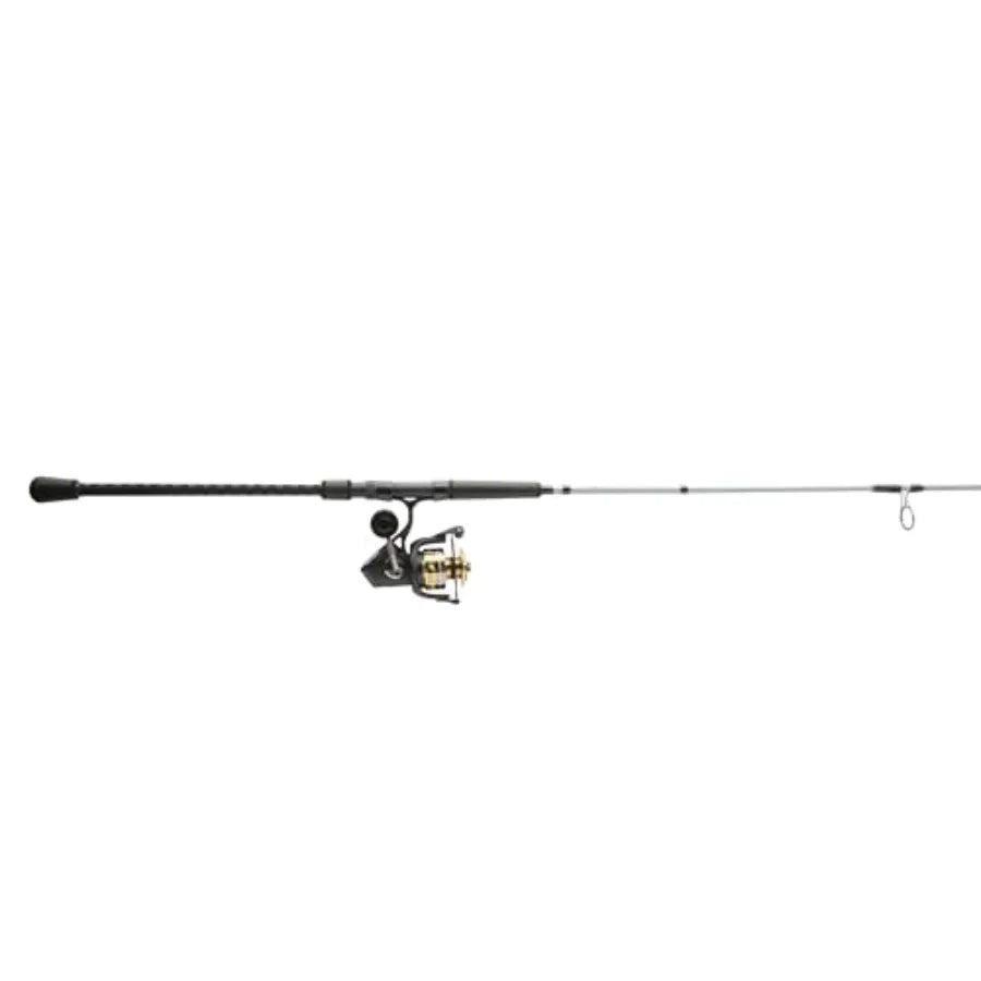 Spinning Reel and Fishing Rod Combo for Saltwater and Freshwater Fishing Durable Aluminum Alloy Frame High-Perfo