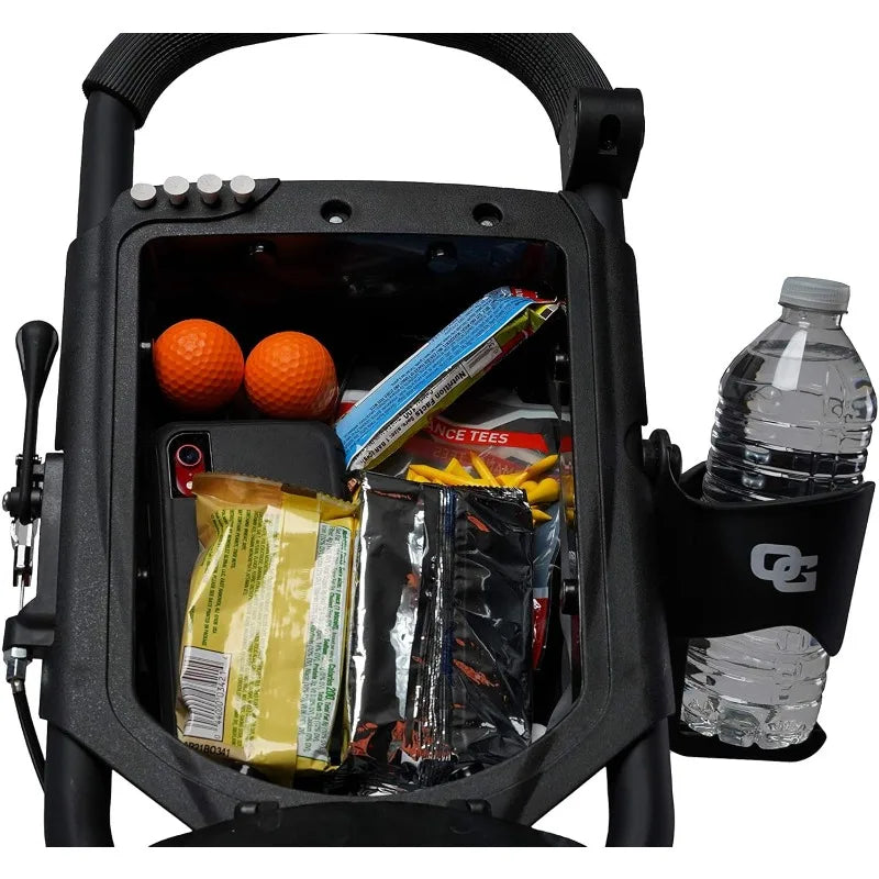 Trilite Golf Push Cart | Lightweight and Folding Golf Cart | Adjustable Golf Bag Stand