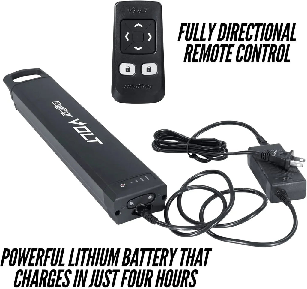 Volt Electric Golf Push Cart | Compact Remote Controlled Trolley with 36 Hole Lithium Battery,