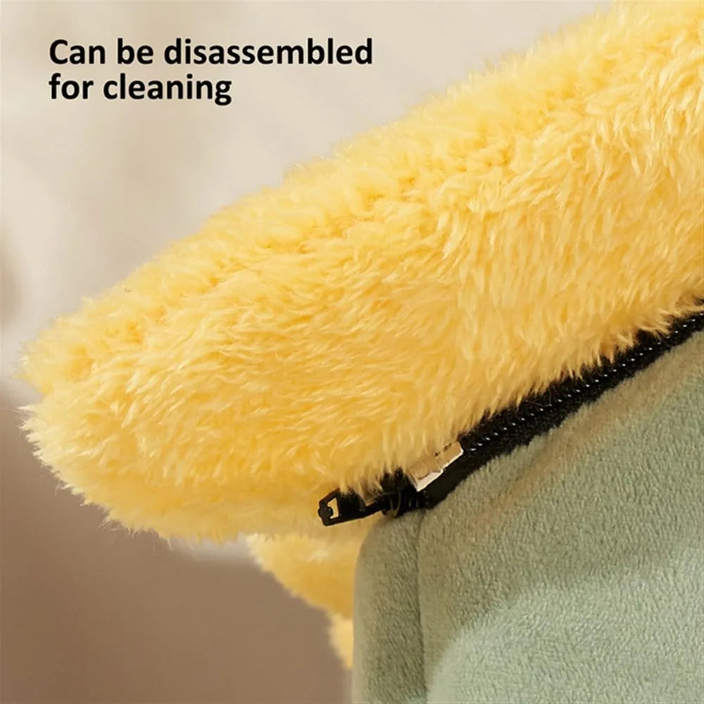 Foldable Dog House with Removable Nest, Warm Enclosed Pet Bed for Medium Dogs and Cats, Ideal Winter Villa Sleep Kennel, Comfort