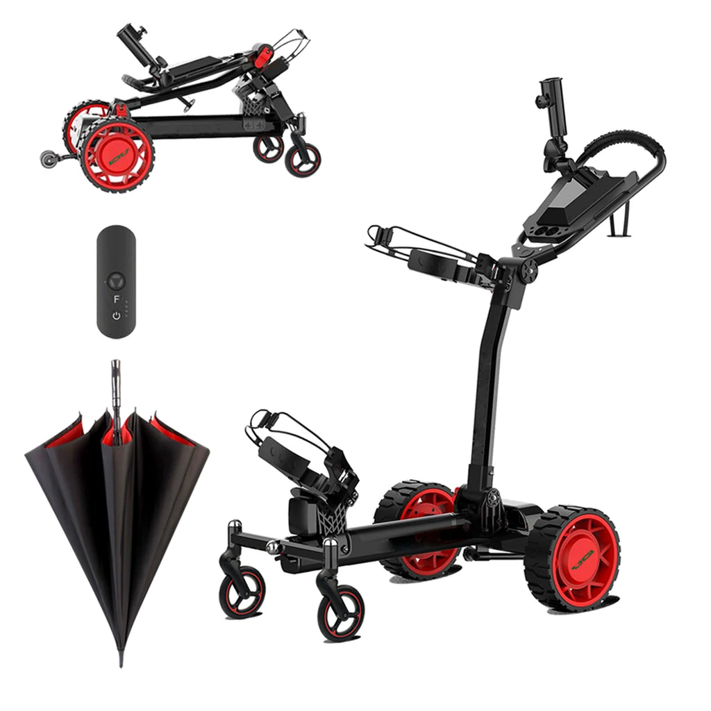 ESWING US Warehouse 500W Electric Golf Cart Remote Control Golf Push Trolley Folding Electric Golf Caddy