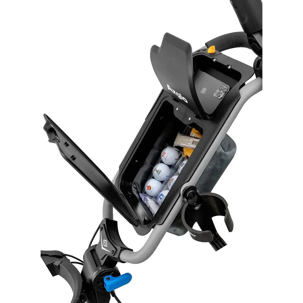Lightweight 4-Wheel Golf Trolley with Swivel Front Wheels and Hand Brake