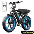 TST R00A 1500W Electric Bike for Adults, 48V 15AH Removable Battery, 7-Speed, 28 MPH, 20" Off-Road Ebike