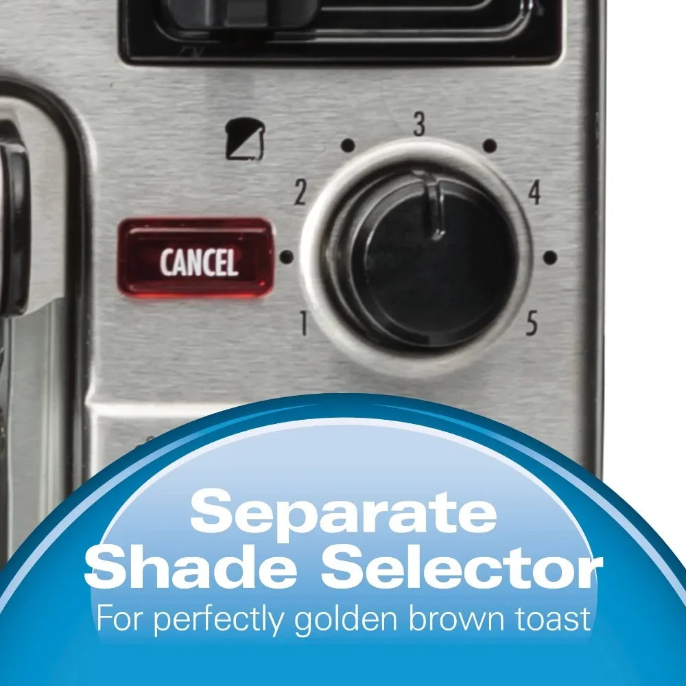 2-in-1 Oven & Toaster Combo, Space-Saving Design, Stainless Steel