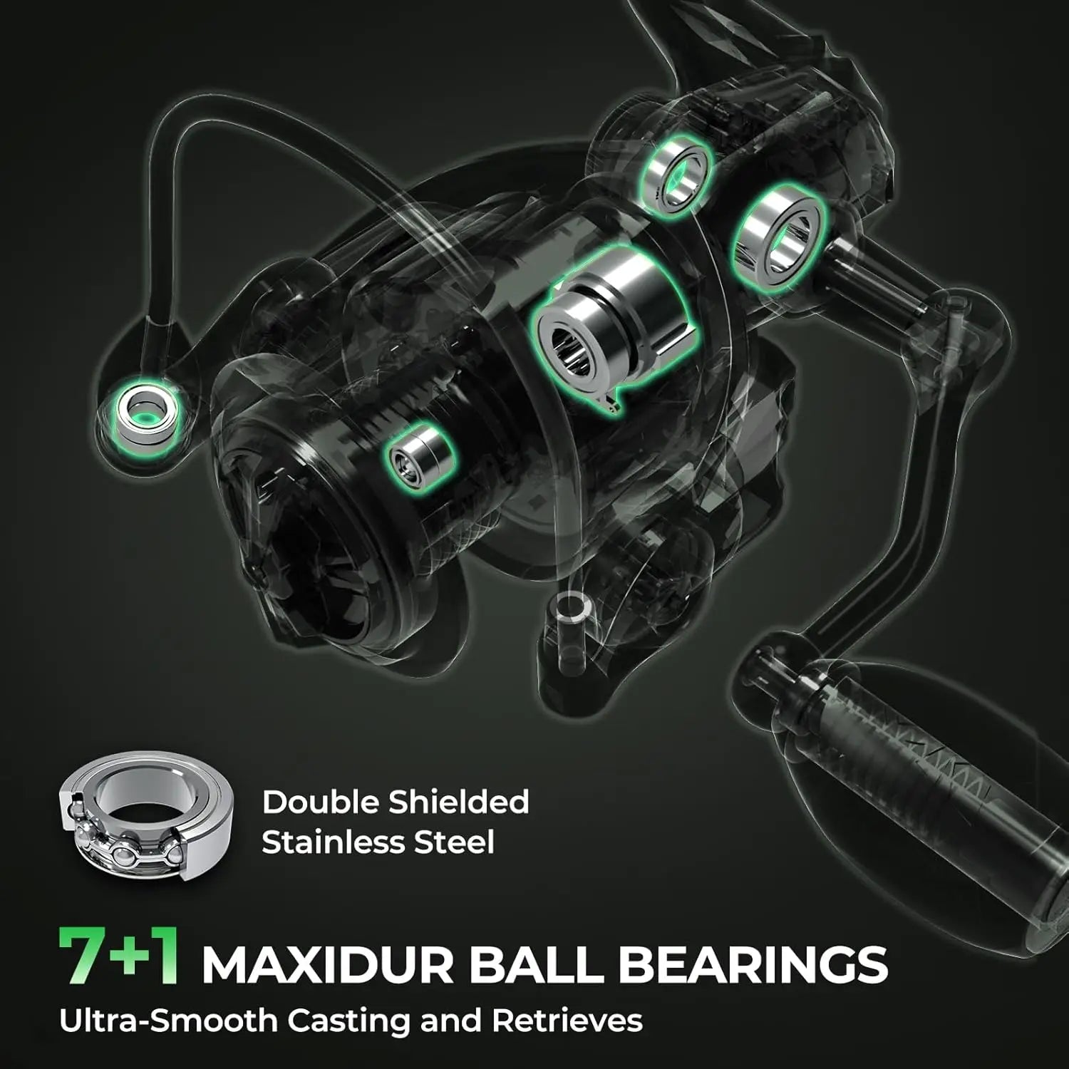 Twin-Tip Fishing Rod and Reel Combo, Spinning & Casting Setup with Graphite Blanks and Extra Tip