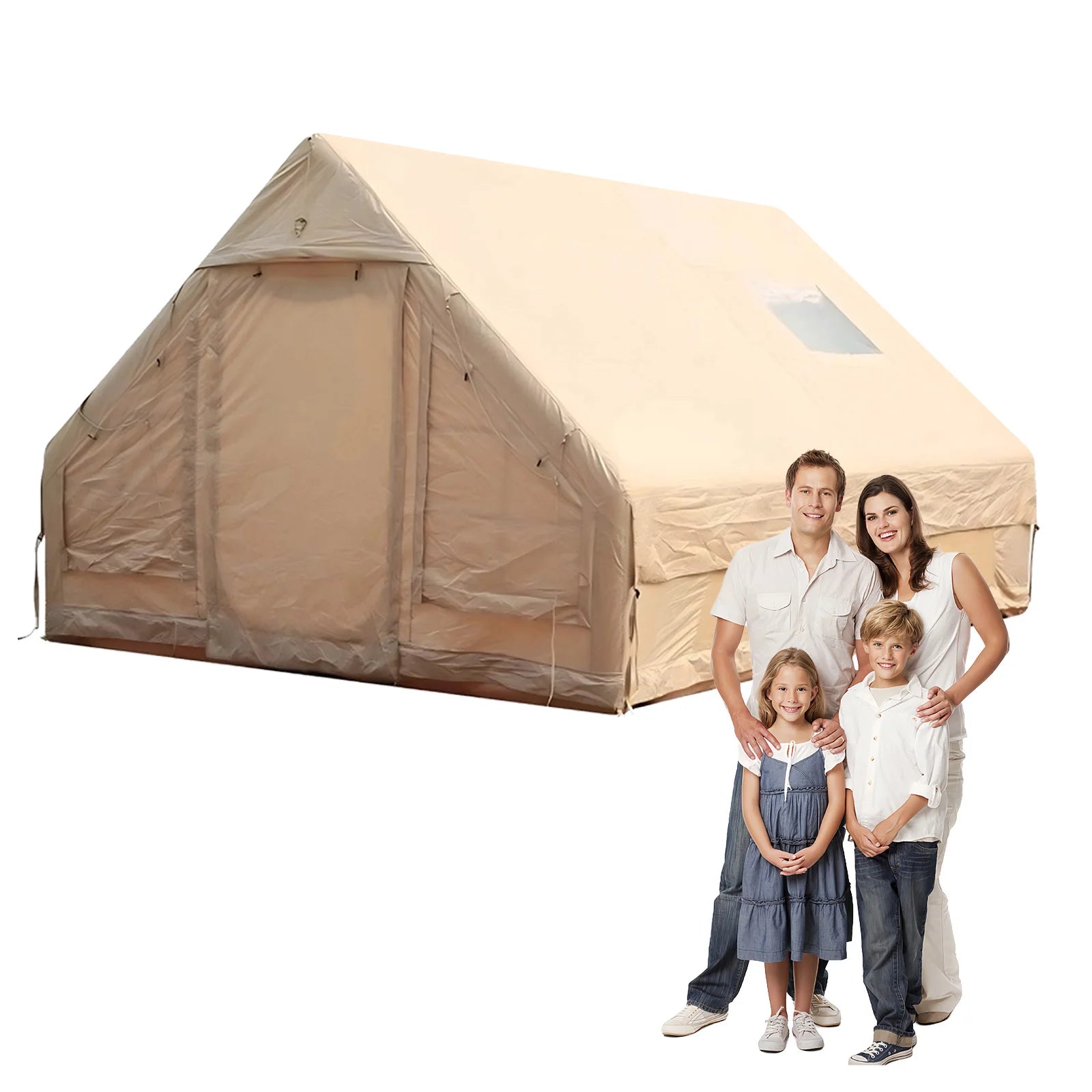 Inflatable Tent with Skylight Inflatable House with Pump Inflatable Camping Tent for Camping