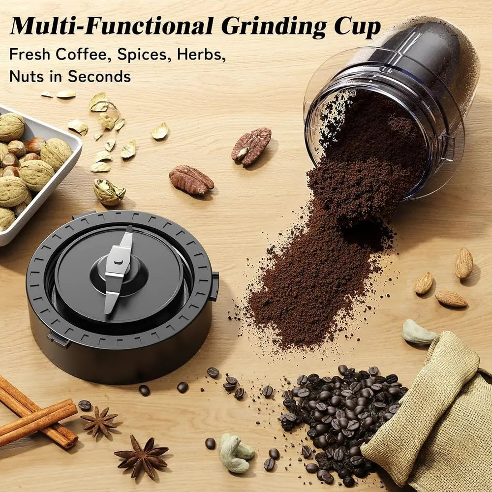 Countertop Smoothie Blender with 51oz Glass Pitcher, Grinder & To-Go Cup Combo, 10 Speeds Digital Touch Blender, Smoothies, Shak