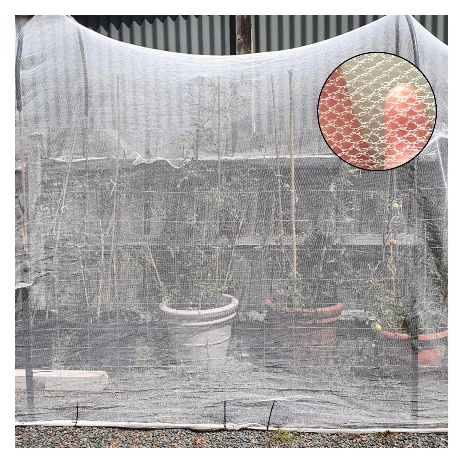 Nylon multifilament fishing rope, agricultural bird net