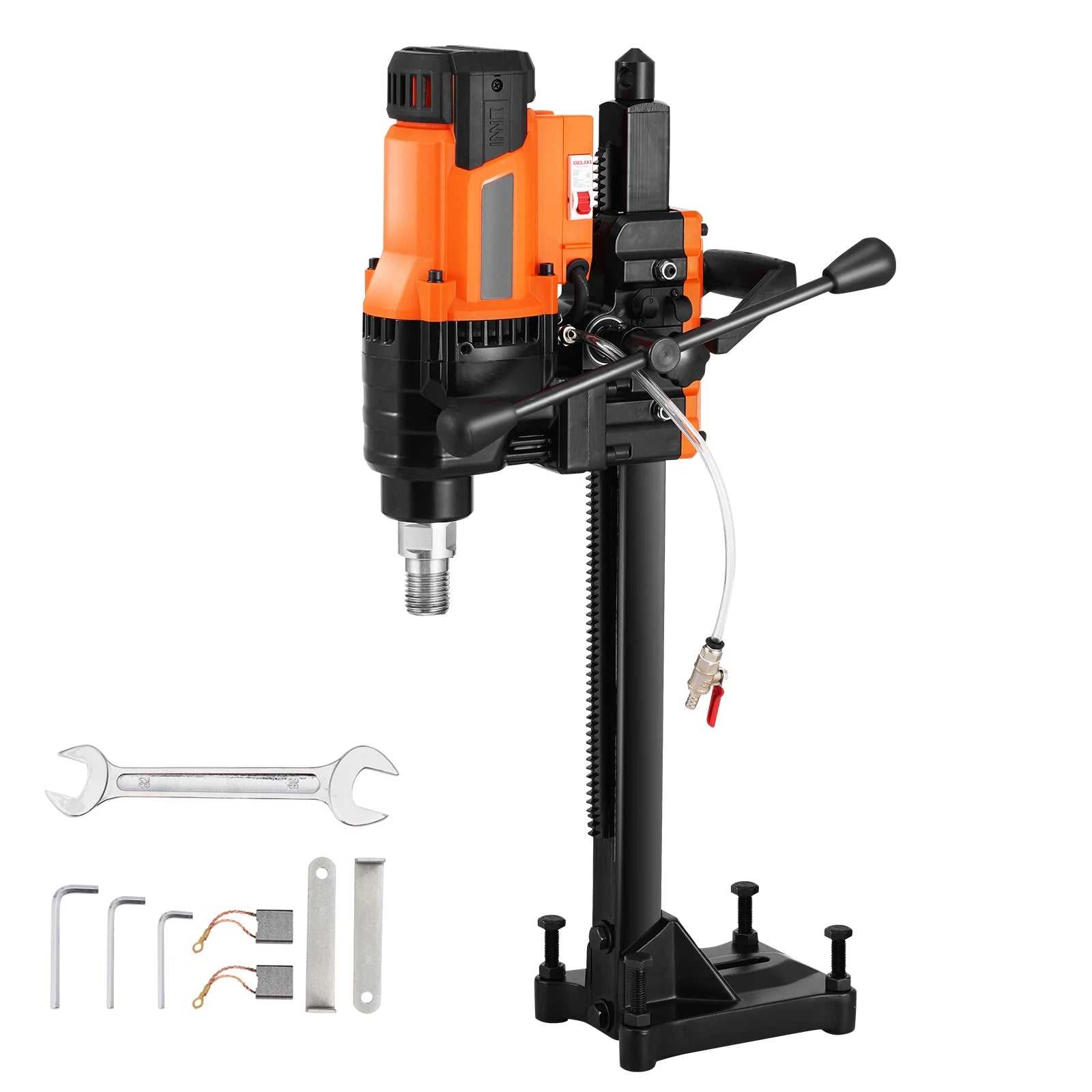 SucceBuy 3000W/3200W Core Drill Machine Drilling Diameter Diamond Stand Core Drill Rig Rugged Concrete Core Drill Wet Dry Use